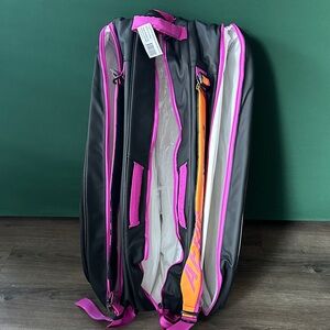 Babolat pure aero Rafa black orange purple 12 racquets tennis Bag